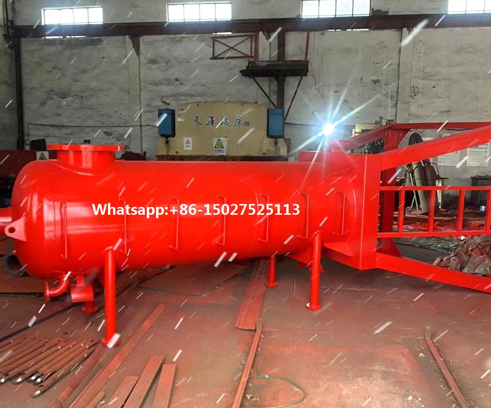 Mud gas separators, liquid gas separators,