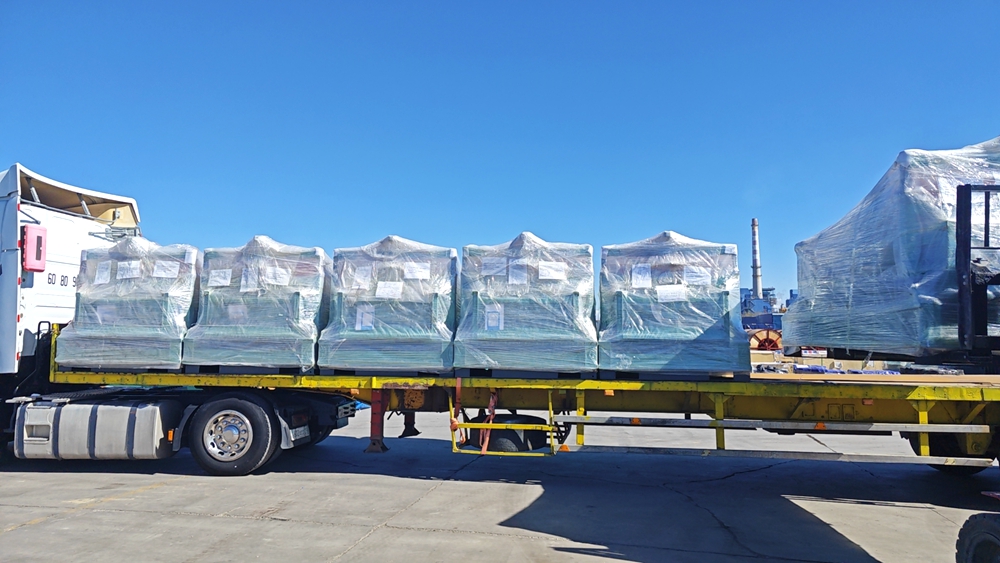 10 Sets of DCS700-3 shale shakers shipped to Kazakhstan Oil and gas company